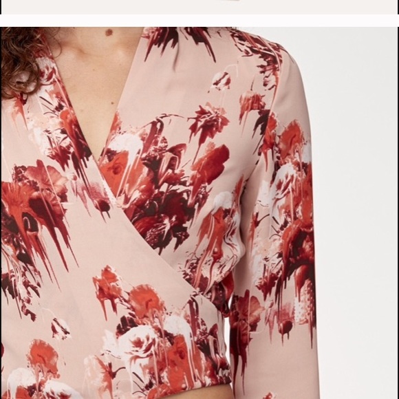 Aritzia | Talula Cropped Floral Blouse - Picture 10 of 10